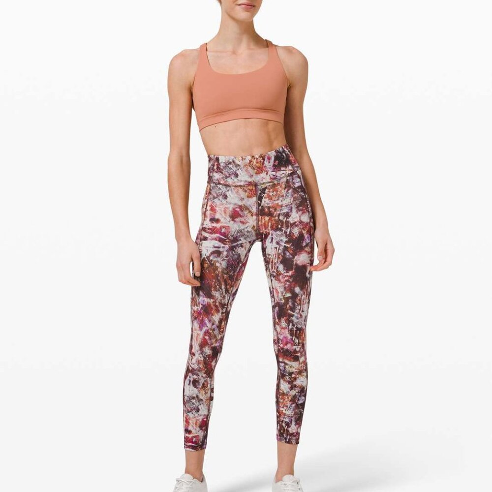 Lululemon Invigorate High-Rise Tight 25" in Urbantricity Multi, size 6, EVERLUX